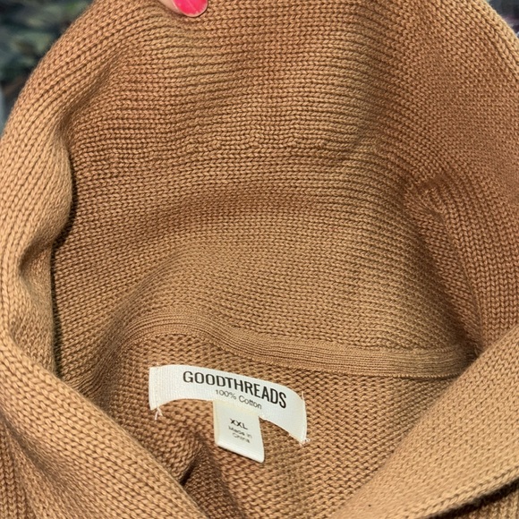 Goodthreads Men's Soft Cotton Shawl Sweater - Picture 4 of 9